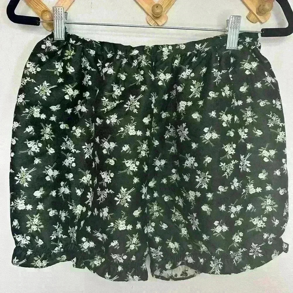 For Love And Lemons Short Pants Bubble Style Foral
